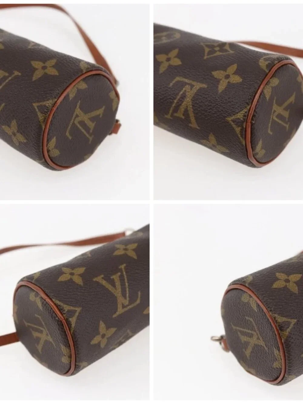 LOUIS VUITTON Monogram Papillon Pouch LV Auth
